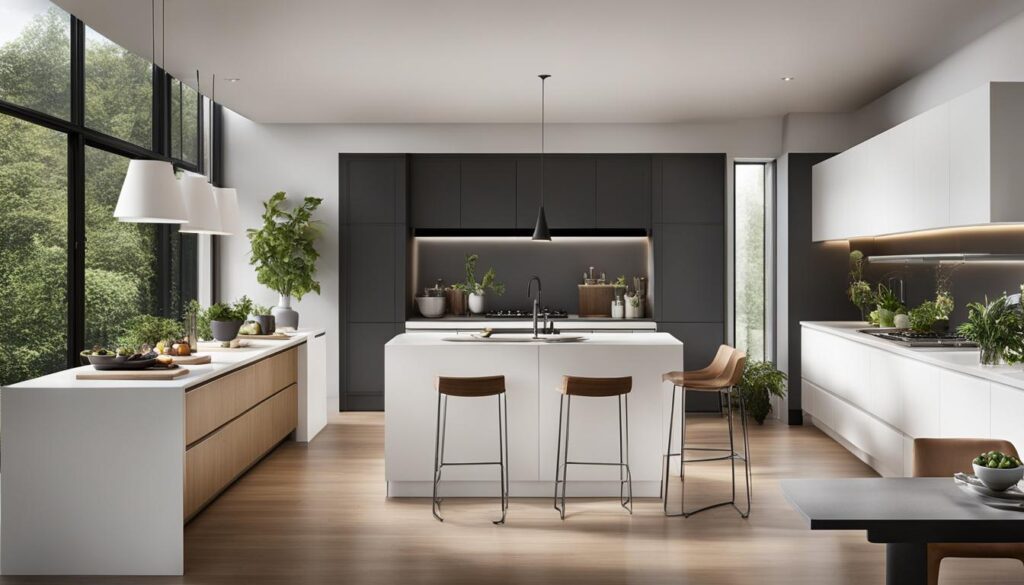 kombinasi warna dapur minimalis modern